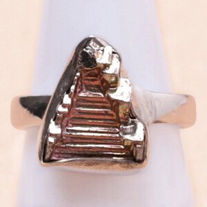 Bizmut prsten stříbro Ag 925 R186 - 54 mm (US 7), 5,2 g