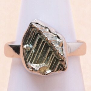Bizmut prsten stříbro Ag 925 R176 - 53 mm (US 6,5), 4,4 g