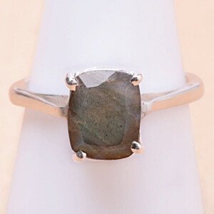 Labradorit prsten stříbro Ag 925 38437 - 57 mm (US 8), 3,6 g