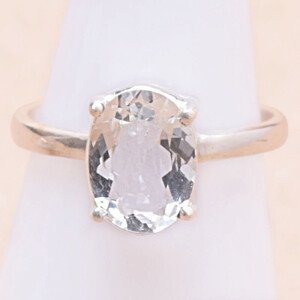 Goshenit prsten stříbro Ag 925 25556 - 53 mm (US 6,5), 2 g