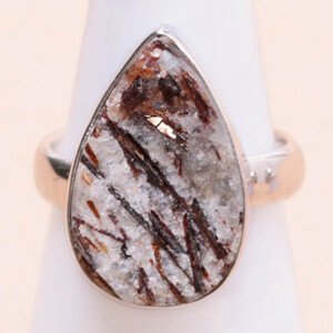 Astrofylit prsten stříbro Ag 925 R555 - 53 mm (US 6,5), 4,5 g