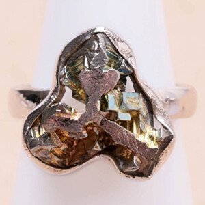 Bizmut prsten stříbro Ag 925 R171 - 55 mm (US 7,5), 6,3 g