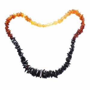 Jantarový náhrdelník Rainbow multicolor extra sekaný - délka cca 45 cm