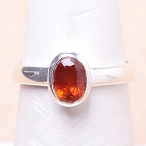 Kyanit oranžový prsten stříbro Ag 925 R71 - 52 mm (US 6), 2,8 g