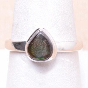 Amolit prsten stříbro Ag 925 LOT27 - 59 mm (US 9), 3,1 g