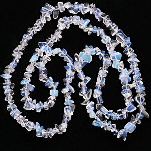 Opalit náhrdelník sekaný - cca 45 cm