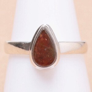 Amolit prsten stříbro Ag 925 R1722 - 59 mm (US 9), 3,5 g