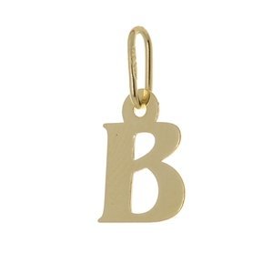 Přívěšek písmenko B ze žlutého zlata PA0065BF