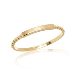 Dámský prsten ze žlutého zlata PR0664F + DÁREK ZDARMA
