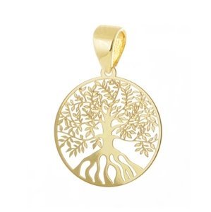 Přívěšek ze žlutého zlata strom života PA2038MFF + dárek zdarma