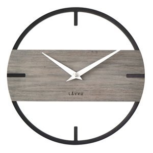 Nástěnné dřevěné hodiny LAVVU LCT4011 + dárek zdarma