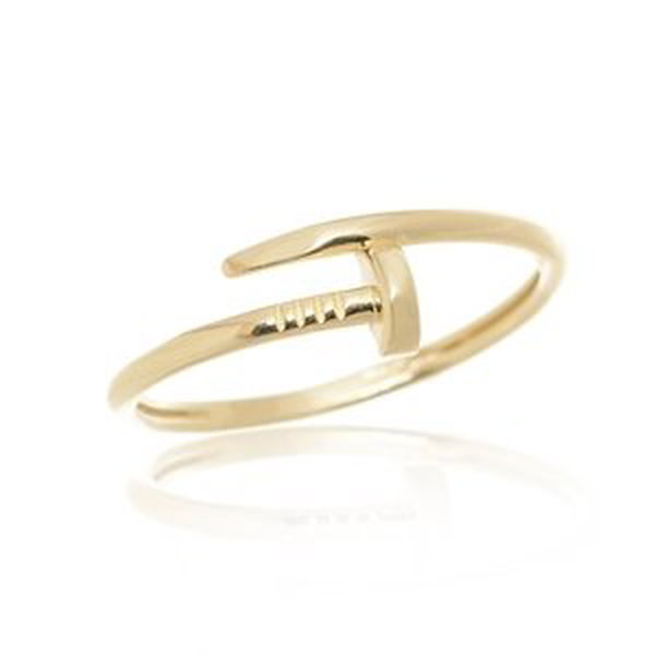 Dámský prsten ze žlutého zlata hřebík PR0680F + DÁREK ZDARMA