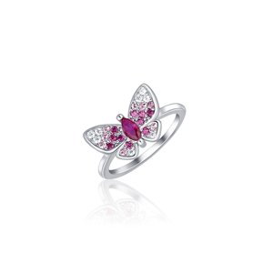 Stříbrný prsten motýl STRP0561F