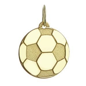 Zlatý přívěšek fotbalový míč PA0036F + Dárek zdarma