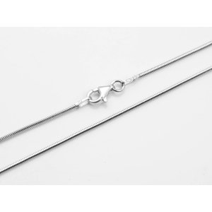 Dámský stříbrný řetízek hádek flexibilní 61328F 40cm