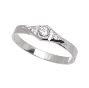 Dámský prsten z bílého zlata PR0197 + DÁREK ZDARMA