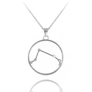 Stříbrný náhrdelník znamení beran Minet Stars JMAS9504SN45