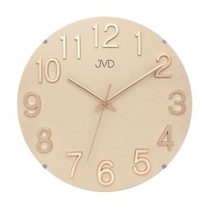 Skleněné nástěnné designové hodiny JVD HT98.3