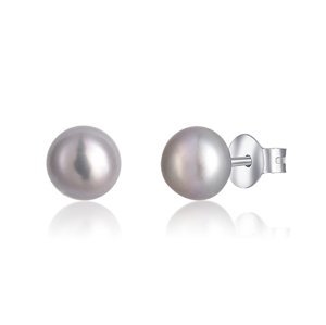 Stříbrné náušnice s pravou sladkovodní perlou SVLE0545XD2P607