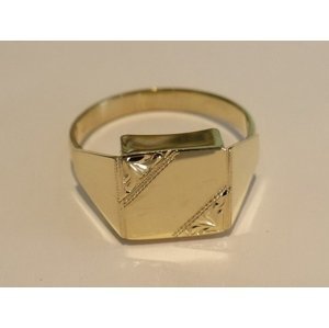 Zlatý pánský prsten 001 + DÁREK ZDARMA