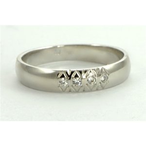 Dámský prsten z bílého zlata pr0090 + DÁREK ZDARMA