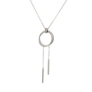 Dámský stříbrný náhrdelník STNAH077F