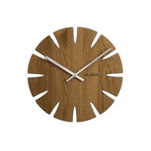 Nástěnné hodiny dřevěné VLAHA VCT1014 + Dárek zdarma