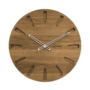 Nástěnné hodiny dřevěné VLAHA GRAND VCT1021 + Dárek zdarma