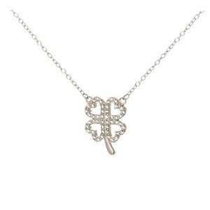 Dámský náhrdelník se čtyřlístkem stnah0104F 42-45 cm