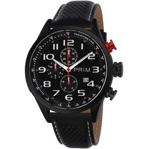 Pánské hodinky PRIM Racer Chronograph 2021 - D W01P.13160.D + Dárek zdarma