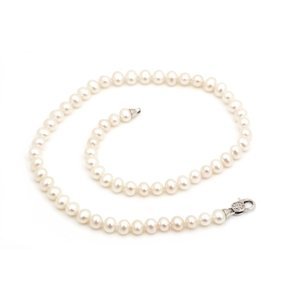 Dámský náhrdelník z právým perel STNAH111F + dárek zdarma
