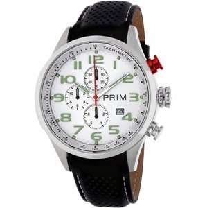 Pánské hodinky PRIM Racer Chronograph 2021 W01P.13160.A + Dárek zdarma
