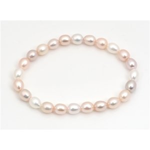 Stříbrný perlový náramek STNA0484F + dárek zdarma