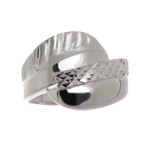 Dámský stříbrný prsten bez zirkonů STRP0284F