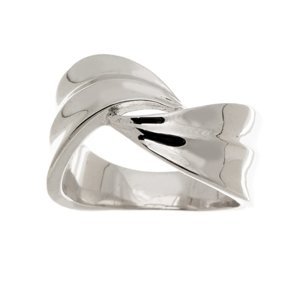 Dámský široký stříbrný prsten STRP0333F + dárek zdarma