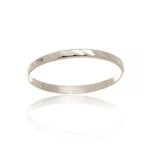 Stříbrný prsten kroužek rytý STRP0348F