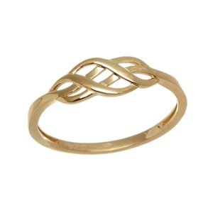 Prsten ze žlutého zlata PR0274/1F + DÁREK ZDARMA