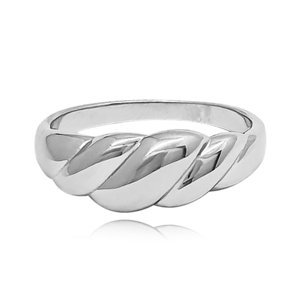 Dámský stříbrný prsten bez zirkonů JMAN0307SR