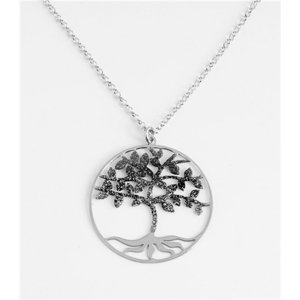 Dámský stříbrný náhrdelník se stromem života 71356F