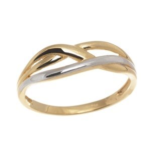Zlatý prsten ze žlutého zlata PR0244F + DÁREK ZDARMA