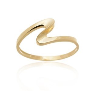 Dámský prsten ze žlutého zlata PR0559F + DÁREK ZDARMA