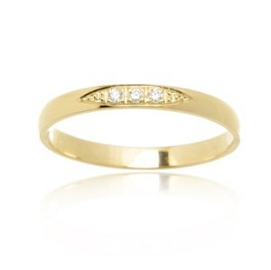 Dámský zlatý prsten s diamanty BP0086F + DÁREK ZDARMA