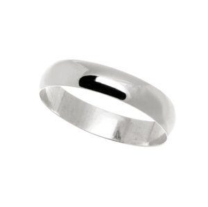 Stříbrný prsten hladký kroužek STRP0329F
