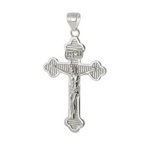 Stříbrný přívěšek kříž s Ježíšem STRZ0962F