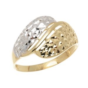 Prsten ze žlutého zlata bez kamínků PR0290F + DÁREK ZDARMA