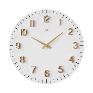 Designové dřevěné hodiny JVD HC404.1 + DÁREK ZDARMA