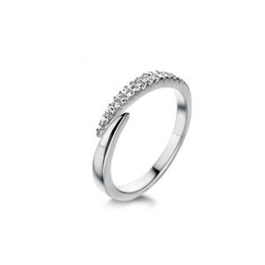 Dámský stříbrný prsten se zirkony STRP0521F