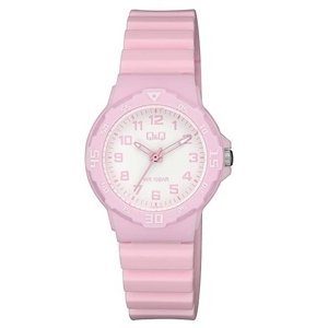 Dívčí vodotěsné hodinky růžové Q&Q V07A-007VY