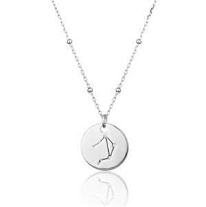 Stříbrný náhrdelník znamení zvěrokruhu váhy SVLN0327XH2BIVA