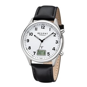 Pánské rádiem řízené hodinky Regent FR-277 + DÁREK ZDARMA